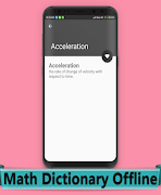 Math Dictionary Offline captura de pantalla 2