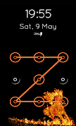 برنامه‌نما Fire Pattern Screen Lock عکس از صفحه