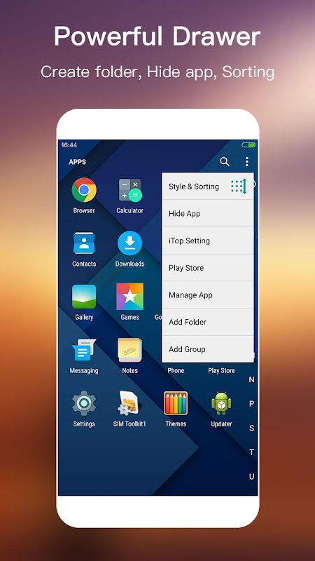 iTop Launcher - Top, Modern APK Herunterladen