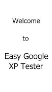 Easy Google XP Tester Plakat