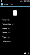Battery Info captura de pantalla 3