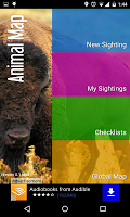 Animal Map plakat