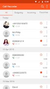 برنامه‌نما Call recorder عکس از صفحه