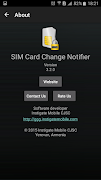 2 Schermata SIM Card Change Notifier