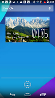 Alps weather widget/clock poster