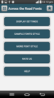 Across the Road Fonts screenshot 1