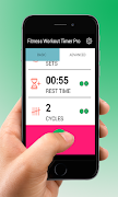 Fitness Workout Timer Pro اسکرین شاٹ 1