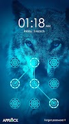 Applock Theme Wolf - Animated Background screenshot 1