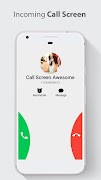 Call Screen Theme Awesome ảnh chụp màn hình 2