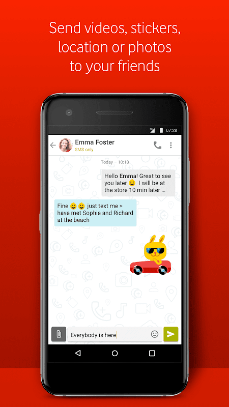 Vodafone Call+ & Message+ アプリダウンロード