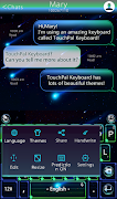 TouchPal Comet Keyboard Theme скриншот 2