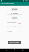 Generate Password screenshot 1