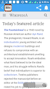 wikipedia browser Screenshot 1