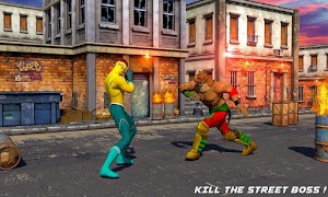 Street Fighting King Flash Hero Mafia War syot layar 4