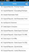 Learn Crystal Reports Full capture d'écran 1
