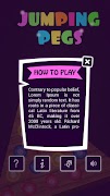 برنامه‌نما Jumping Pegs عکس از صفحه