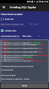 Droidbug SQLi Spyder FREE اسکرین شاٹ 2