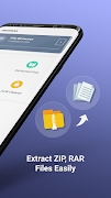 RAR File Extractor And ZIP Opener, ZIP RAR Creator screenshot 1