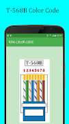 RJ45 Color Code Cable Wiring Screenshot 1