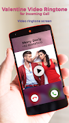 Valentine Video Ringtone for Incoming Call Screenshot 4