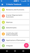 برنامه‌نما 12th Maths NCERT Textbook عکس از صفحه