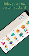 برنامه‌نما Custom Sticker for WhatsApp عکس از صفحه