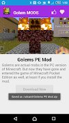 ゴーレムmodのMCPE` スクリーンショット 7
