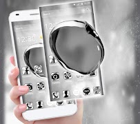 برنامه‌نما Black Crystal Theme عکس از صفحه