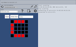 برنامه‌نما GUI Maker for micro:bit عکس از صفحه