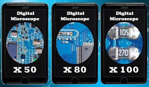 Digital Microscope Zoom Camera UHD poster