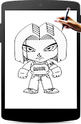 How to draw Dragon Ball Super Characters syot layar 4