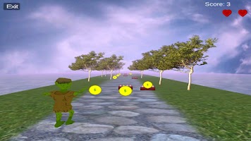Zombie 3D Runner - Unity3D captura de pantalla 2