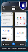 Japan Unblock Proxy Browser - VPN Private Browser پوسٹر
