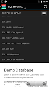 SQL TUTORIAL OFFLINE APP imagem de tela 5
