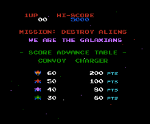 برنامه‌نما Galaxian عکس از صفحه