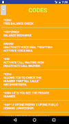 Secret Codes for Ufone تصوير الشاشة 2