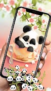 Cute Panda Gravity Theme 포스터