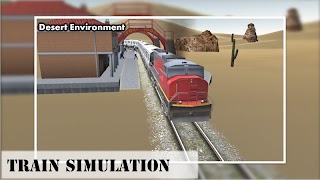 برنامه‌نما Train Simulator Bullet  3D 2018 عکس از صفحه