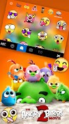 Angry Birds 2 Hatchlings Toetsenbord Thema screenshot 2