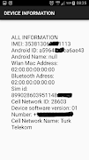Android Device ID Sim information স্ক্রিনশট 1
