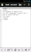 1 Schermata QEdit - Script Editor