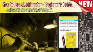Poster How to use Digital Multimeter for beginner