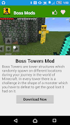 Boss Mod For MCPE! स्क्रीनशॉट 6