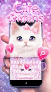 Lovely Cat Keyboard Theme penulis hantaran