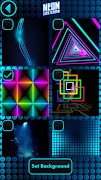 Neon Lock Screen اسکرین شاٹ 3