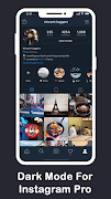 برنامه‌نما Dark Mode for Instagram عکس از صفحه