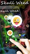 skull colored weed rasta keyboard theme স্ক্রিনশট 6