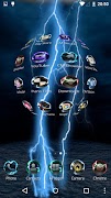 Lightning Storm Tech 3D Theme syot layar 2