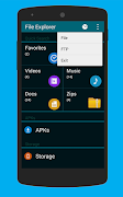 برنامه‌نما File Manager عکس از صفحه