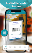 برنامه‌نما QR Code Scanner & Bar Code Reader / Generator عکس از صفحه